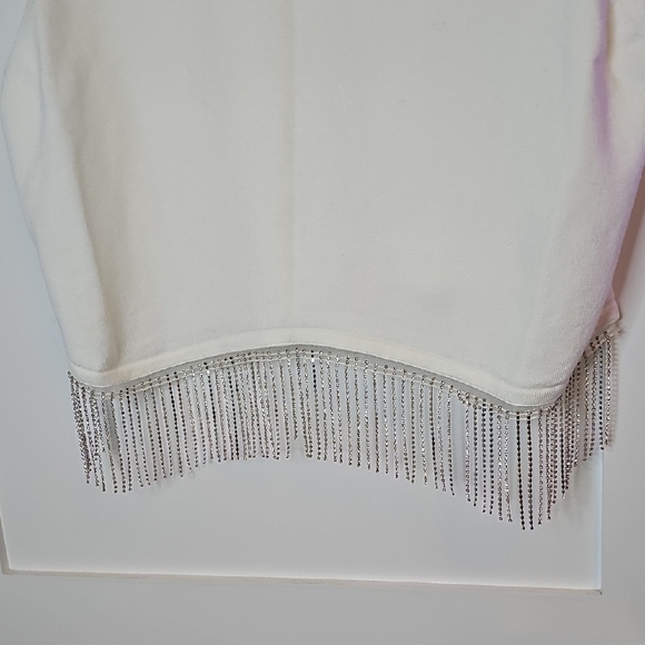 Forever 21 White Tank Top With Rhinestones Size 3X - Picture 2 of 7